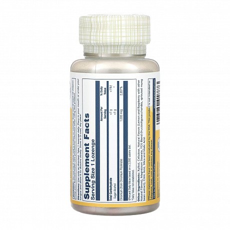 Chromium Picolinate 1000mcg - 100 lozenges Lemon-Raspberry (Хром піколінат Solaray) - 66 - Molodo