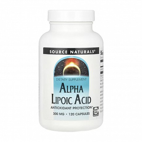 Alpha Lipoic Acid 300 mg – 120 caps (Source Naturals Альфа-липоевая кислота в капсулах) - 64 - Molodo