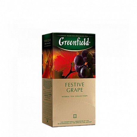 Чай фруктовий Festive Grape Greenfield (25 пак.) - 58 - Molodo