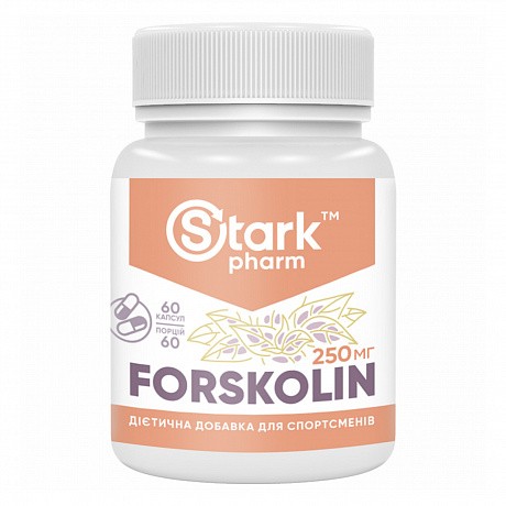 Stark Coleus Forskolin 250mg - 60caps (Форсколін) - 65 - Molodo