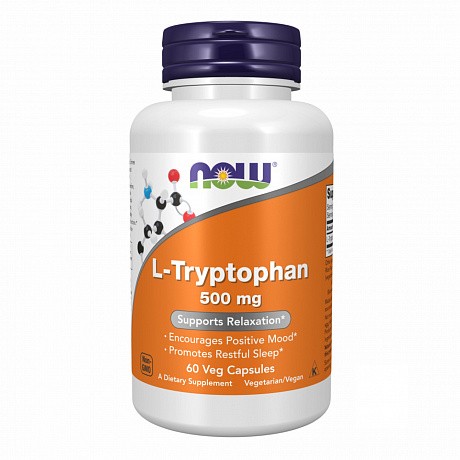 L-Tryptophan 500mg - 60 veg caps (L-триптофан) - 66 - Molodo