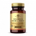 Dry Vitamin A 1500 mcg (5000 IU) - 100 tabs (Solgar вітамін A у сухій таблетованій формі) - 60 - Molodo