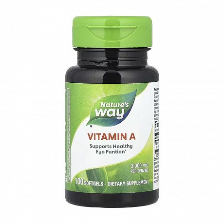 Vitamin A - 100 softgels (Вітамін A) - 65 - Molodo