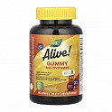 Alive! Children's Gummy Multivitamin, Gluten Free, Made with Pectin - 60 gummies (Мультивітаміни) - 60 - Molodo