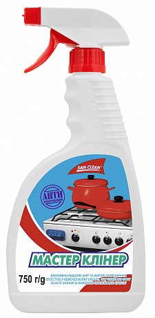 Средство для удаления жира с плит Сан Клин Мастер Клинер, 750 г - 59 - Molodo