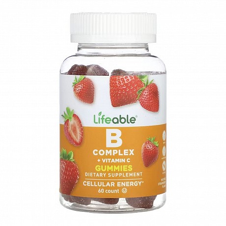 B Complex + Vitamin C Adult - 60 gummies (Комплекс вітамінів B і C для енергії та імунної підтримки) - 64 - Molodo