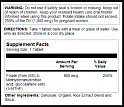 Methyl Folate 800mcg - 90 tabs (Метил Фолат) - 62 - Molodo