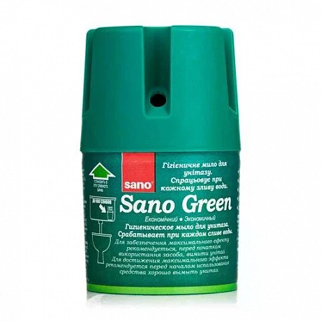 Средство к унитазу Sano Green (зеленый) 150г - 62 - Molodo