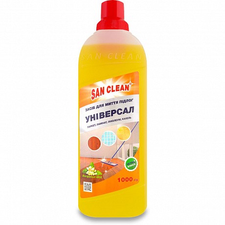 Засіб для миття підлог з ароматом бергамоту Універсал 2000 San Clean 1000г - 58 - Molodo