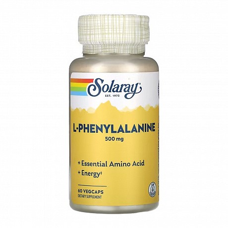 L-Phenylalanine 500mg - 60 veg caps (L-фенилаланин, 500 мг) - 64 - Molodo