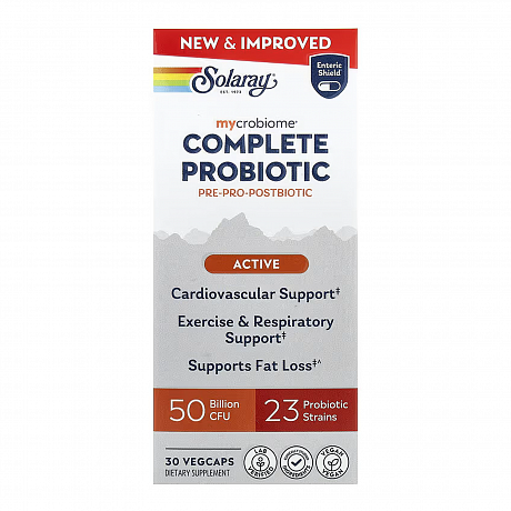 Complete Probiotic Active - 30 vcaps (Пробіотик Solaray) - 66 - Molodo