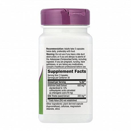 Artichoke Supports Digestion - 60 vcaps (Артишок) - 66 - Molodo