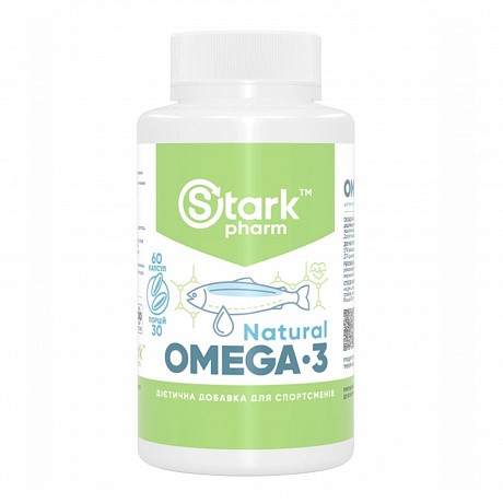 Natural Omega 3 - 60caps (Омега 3 риб'ячий жир) - 64 - Molodo