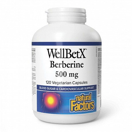 WellBetX Berberine 500mg - 120 veg caps (Берберин) - 63 - Molodo
