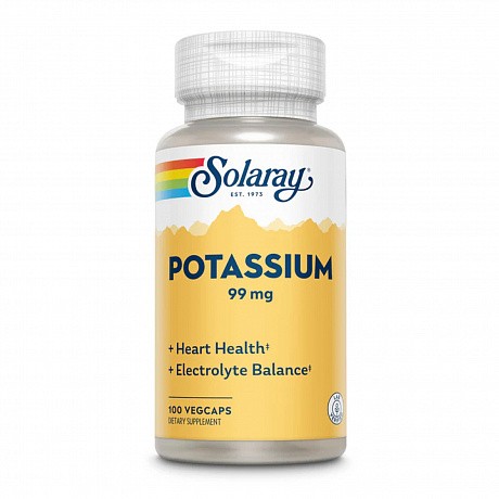 Potassium 99mg - 100 vcaps (Калий Solaray) - 65 - Molodo