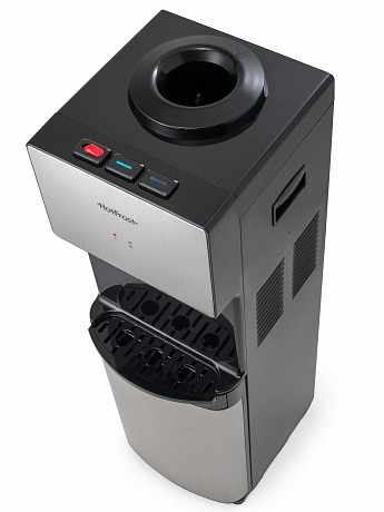 Кулер для води HotFrost V400BS чорний з сріблястим, з шафкою-холодильником, компресорне охолодження - 74 - Molodo
