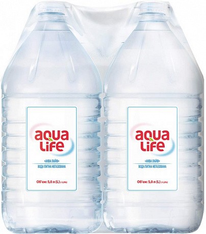Вода питьевая негазированная Aqua Life 5л ПЕТ, 2 шт. - 60 - Molodo