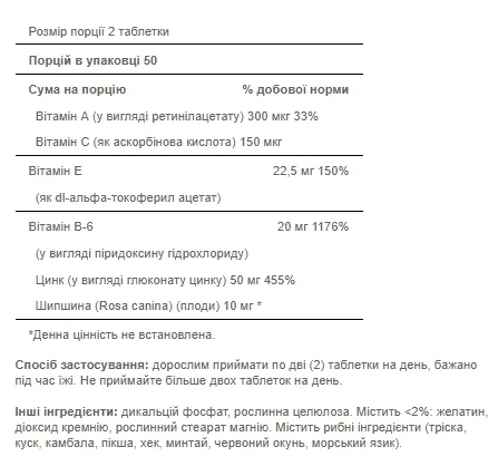 Zinc for Acne - 100 tab (Цинк от акне) - 65 - Molodo