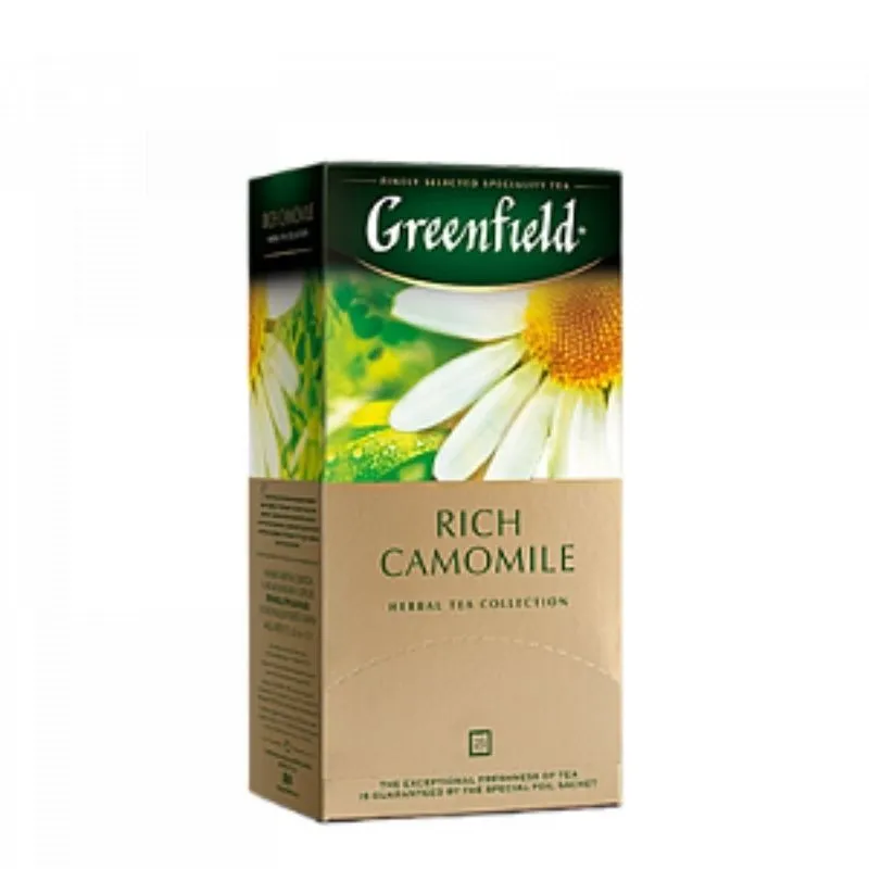 Чай травяний Rich Camomile Greenfield (25 пак.) - замовити доставку в ...