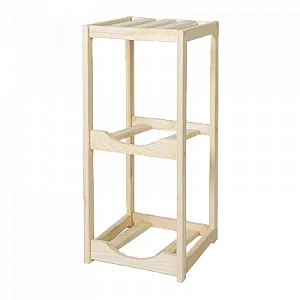 Полиця дерев'яна під 2 бутлі (бук) - 58 - Molodo