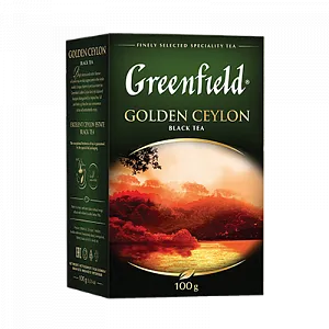Чай чорний листовий Golden Ceylon Greenfield 100 г. - 58 - Molodo