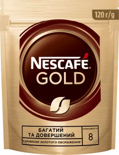Кава розчинна  NESCAFÉ Gold М'яка Упаковка, 120г - 58 - Molodo