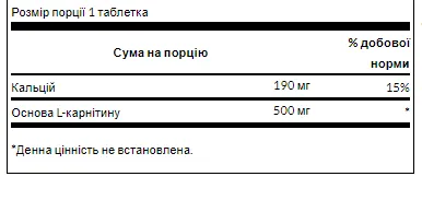L-Carnitine 500mg - 100caps (Swanson L-карнитин 500 мг, 100 таблеток) - 65 - Molodo